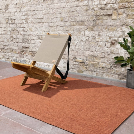 Buitenkleden - Buitenkleed Tone roest - Interieur05 - Vloerkledenloods