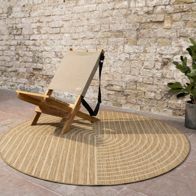 Buitenkleden - Rond buitenkleed Bold jute - Interieur05 - Vloerkledenloods