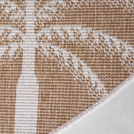 Buitenkleden - Rond buitenkleed Oase jute - Interieur05 - Vloerkledenloods