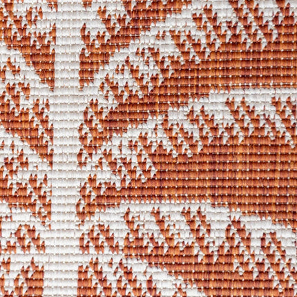 Buitenkleden - Rond buitenkleed Oase roest - Interieur05 - Vloerkledenloods