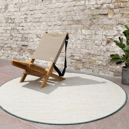 Buitenkleden - Rond buitenkleed Tone groen - Interieur05 - Vloerkledenloods