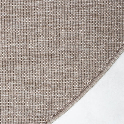 Buitenkleden - Rond buitenkleed Tone linnen - Interieur05 - Vloerkledenloods