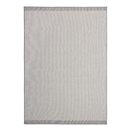Buitenkleed Border - Grijs/wit - dubbelzijdig - EVA Interior - Vloerkledenloods