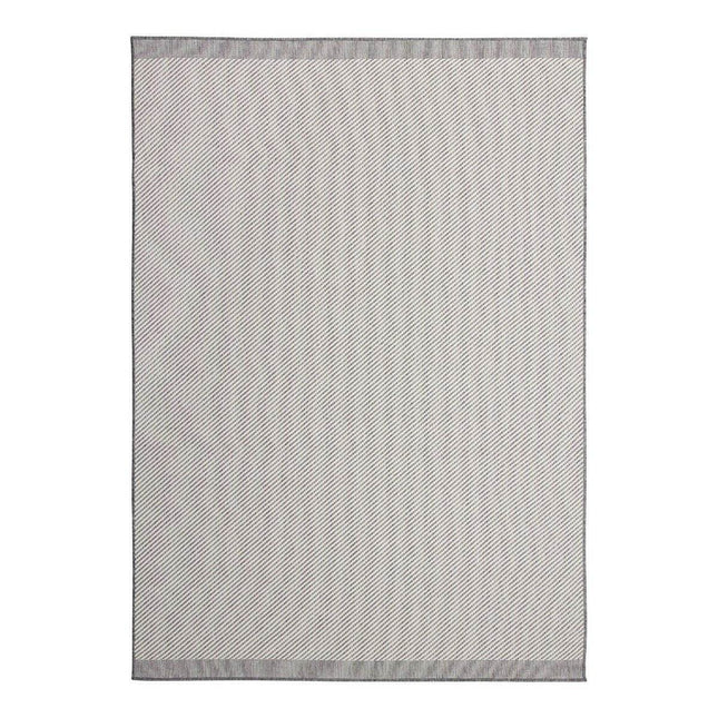 Buitenkleed Border - Grijs/wit - dubbelzijdig - EVA Interior - Vloerkledenloods