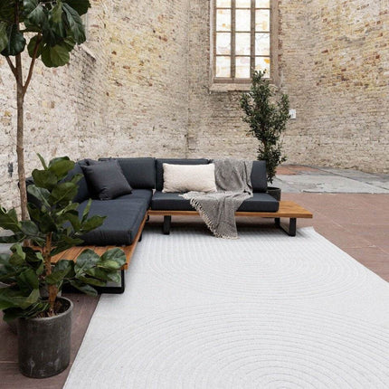 Buitenkleed Bow Grijs Interieur05 - Vloerkledenloods