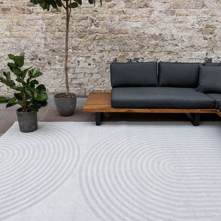 Buitenkleed Bow Grijs Interieur05 - Vloerkledenloods