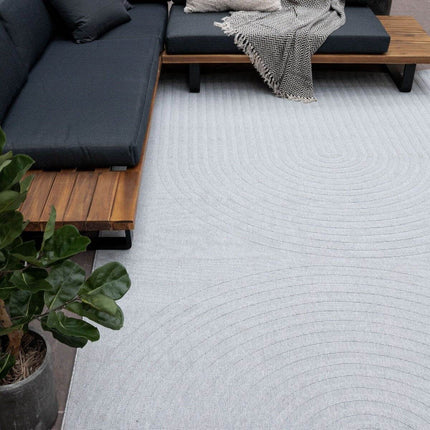 Buitenkleed Bow Grijs Interieur05 - Vloerkledenloods