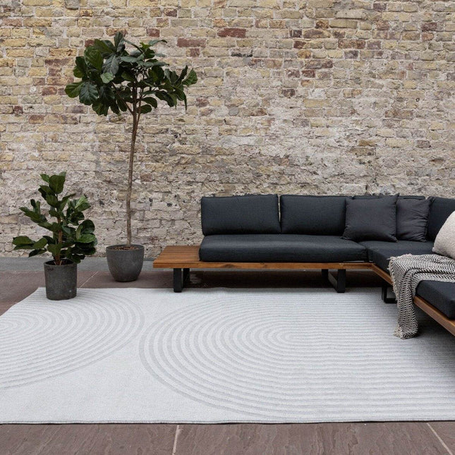 Buitenkleed Bow Grijs Interieur05 - Vloerkledenloods