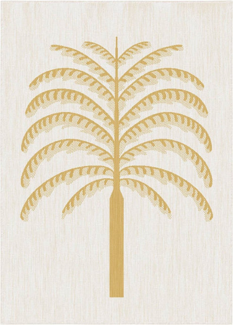 Buitenkleed Breeze geel/okergeel - Interieur05 - Vloerkledenloods