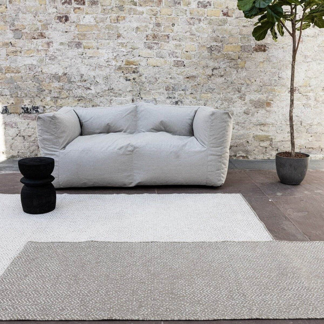 Buitenkleed Dahl bruin/grijs dubbelzijdig - Vloerkledenloods