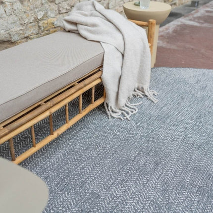 Buitenkleed Dahl Ovaal - Grijs - Dubbelzijdig - Vloerkledenloods