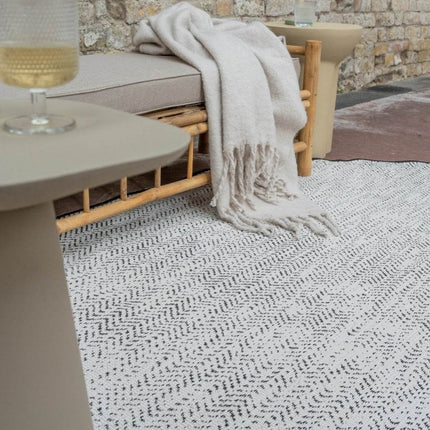 Buitenkleed Dahl Ovaal - Zwart - Dubbelzijdig - Vloerkledenloods