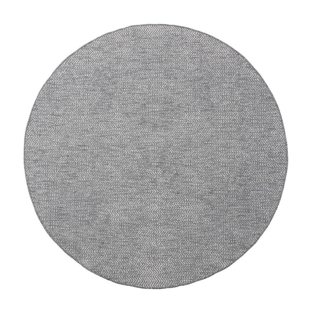 Buitenkleed Dahl Rond - Grijs - Dubbelzijdig - Vloerkledenloods