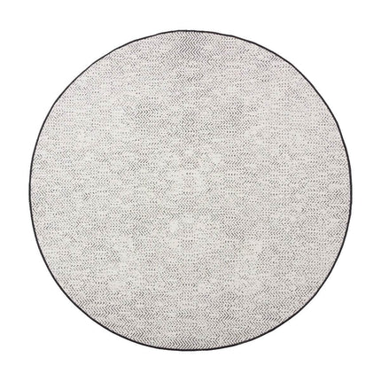 Buitenkleed Dahl Rond - Zwart - Dubbelzijdig - Vloerkledenloods
