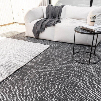 Buitenkleed Dahl Zwart Eva Interior - Vloerkledenloods