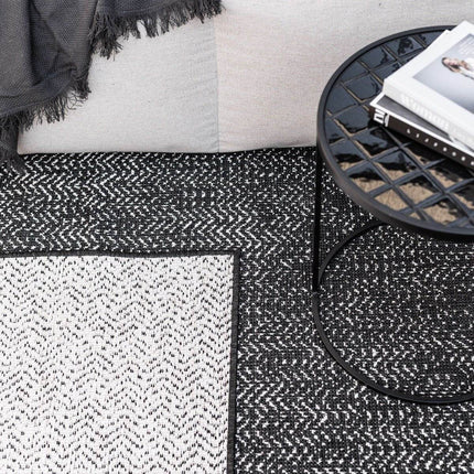 Buitenkleed Dahl Zwart Eva Interior - Vloerkledenloods