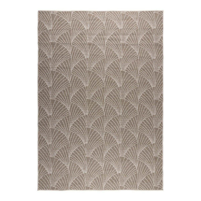 Buitenkleed Deco bruin/grijs dubbelzijdig - Vloerkledenloods
