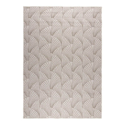 Buitenkleed Deco bruin/grijs dubbelzijdig - Vloerkledenloods