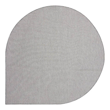 Buitenkleed Druppel Mono - Grijs/wit - Dubbelzijdig - EVA Interior - Vloerkledenloods
