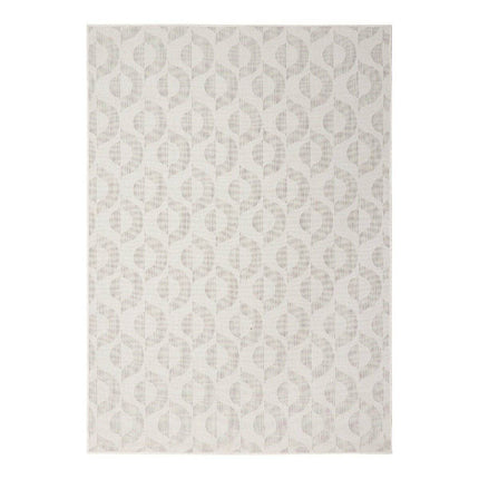 Buitenkleed Esta - Grijs/Wit - dubbelzijdig - EVA Interior - Vloerkledenloods
