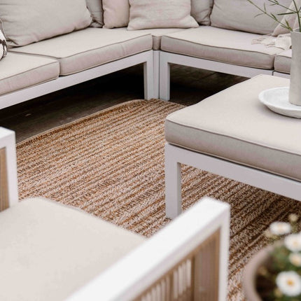 Buitenkleed Ibiza Fade Jute - Vloerkledenloods
