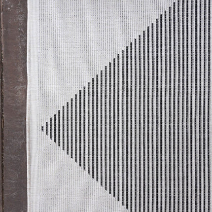 Buitenkleed Kite - Zwart/Wit - dubbelzijdig - EVA Interior - Vloerkledenloods