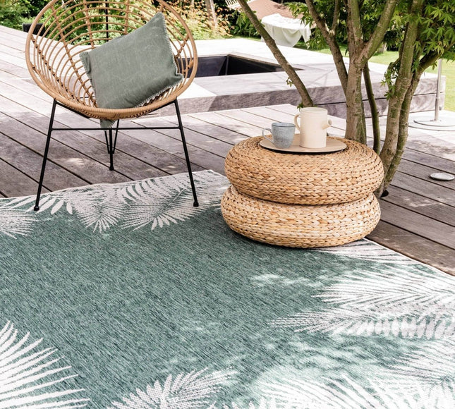 Buitenkleed Leaf - Groen - dubbelzijdig - EVA Interior - Vloerkledenloods