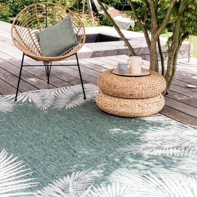 Buitenkleed Leaf - Groen - dubbelzijdig - EVA Interior - Vloerkledenloods