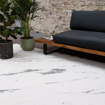 Buitenkleed Marble - Grijs/wit - dubbelzijdig - EVA Interior - Vloerkledenloods
