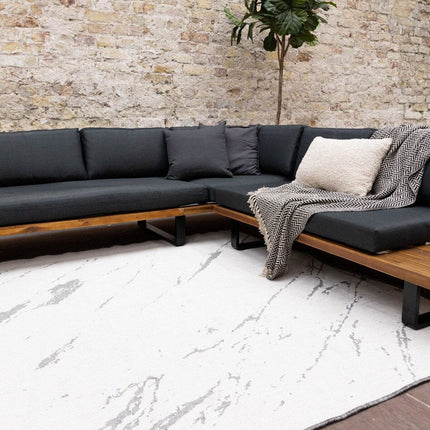 Buitenkleed Marble - Grijs/wit - dubbelzijdig - EVA Interior - Vloerkledenloods