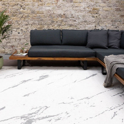 Buitenkleed Marble - Grijs/wit - dubbelzijdig - EVA Interior - Vloerkledenloods