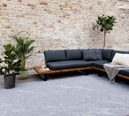 Buitenkleed Marble - Grijs/wit - dubbelzijdig - EVA Interior - Vloerkledenloods