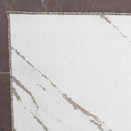 Buitenkleed Marble - Naturel/wit - dubbelzijdig - EVA Interior - Vloerkledenloods