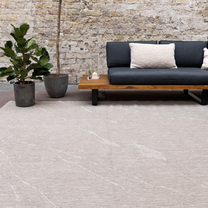 Buitenkleed Marble - Naturel/wit - dubbelzijdig - EVA Interior - Vloerkledenloods