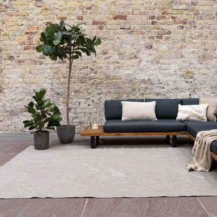 Buitenkleed Marble - Naturel/wit - dubbelzijdig - EVA Interior - Vloerkledenloods