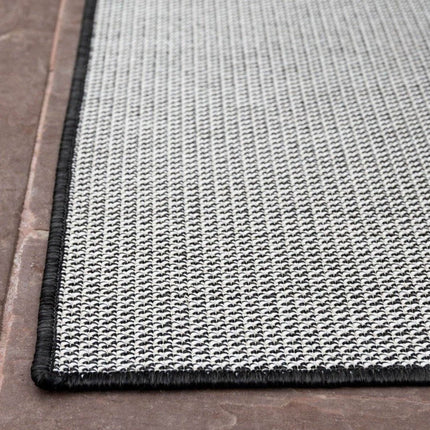 Buitenkleed Mono - Zwart/wit - dubbelzijdig - EVA Interior - Vloerkledenloods