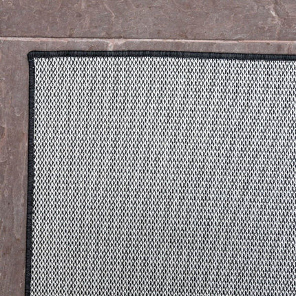 Buitenkleed Mono - Zwart/wit - dubbelzijdig - EVA Interior - Vloerkledenloods