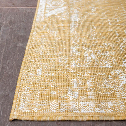 Buitenkleed sage - Geel/Okergeel - dubbelzijdig - EVA Interior - Vloerkledenloods