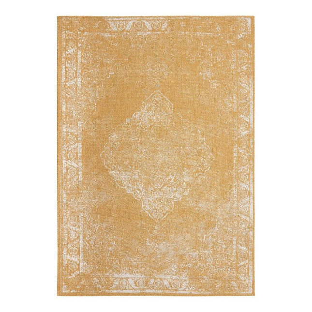 Buitenkleed sage - Geel/Okergeel - dubbelzijdig - EVA Interior - Vloerkledenloods