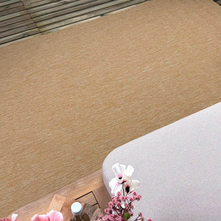 Buitenkleed Tone geel/okergeel - Interieur05 - Vloerkledenloods