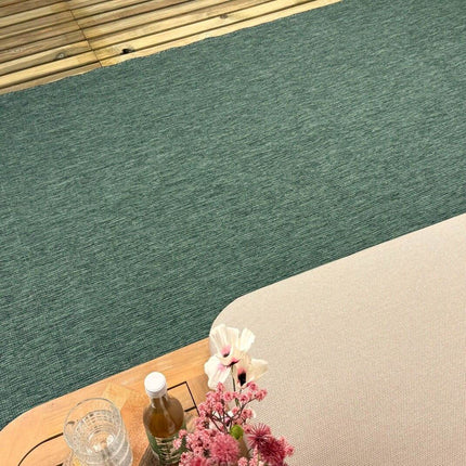 Buitenkleed Tone groen - Interieur05 - Vloerkledenloods