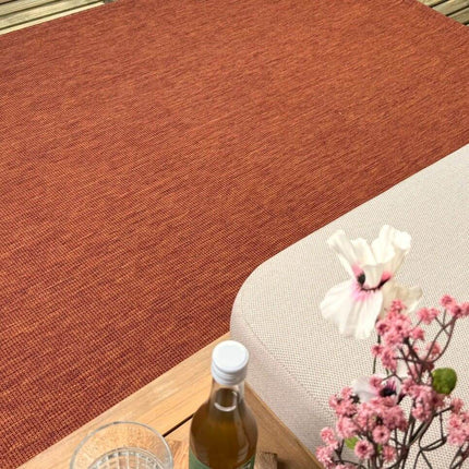Buitenkleed Tone roest - Interieur05 - Vloerkledenloods