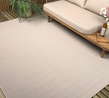 Buitenkleed Tone wit/naturel - Interieur05 - Vloerkledenloods