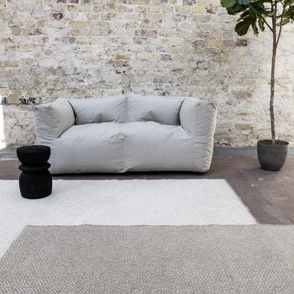 Buitenkleed Dahl bruin/grijs dubbelzijdig