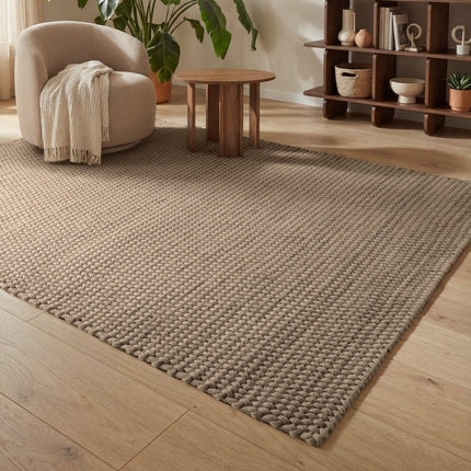 Buitenvloerkleden - Ted Baker Southwark binnen- en buitenvloerkleed Rope Beige Grijs - Vloerkledenloods