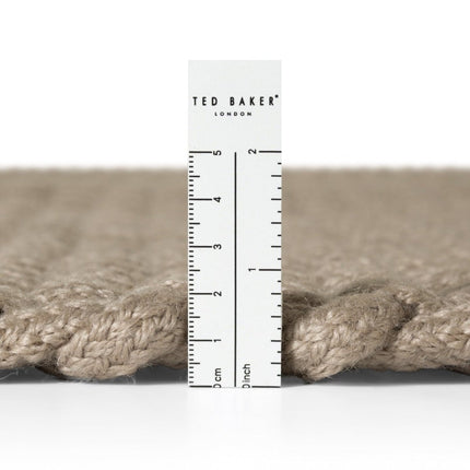 Buitenvloerkleden - Ted Baker Southwark binnen- en buitenvloerkleed Rope Beige Grijs - Vloerkledenloods