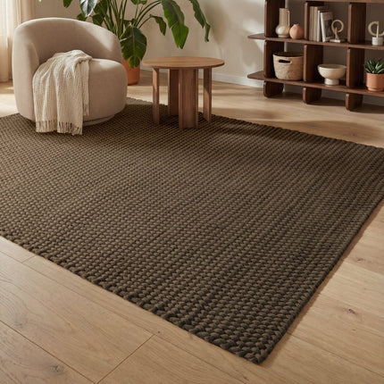 Buitenvloerkleden - Ted Baker Southwark binnen- en buitenvloerkleed Rope Bruin - Vloerkledenloods