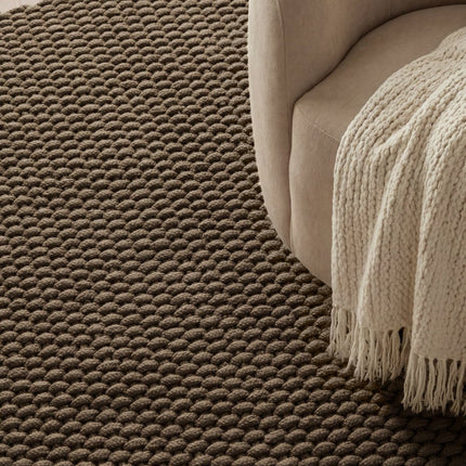 Buitenvloerkleden - Ted Baker Southwark binnen- en buitenvloerkleed Rope Bruin - Vloerkledenloods