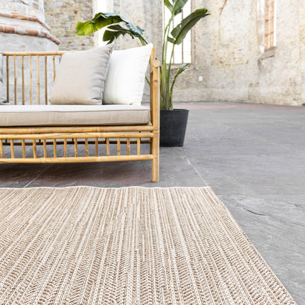 Buitenkleed Jute Outdoor beige/bruin