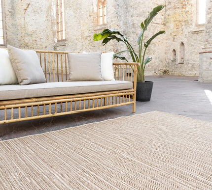 Buitenkleed Jute Outdoor beige/bruin